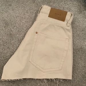Cream colored shorts